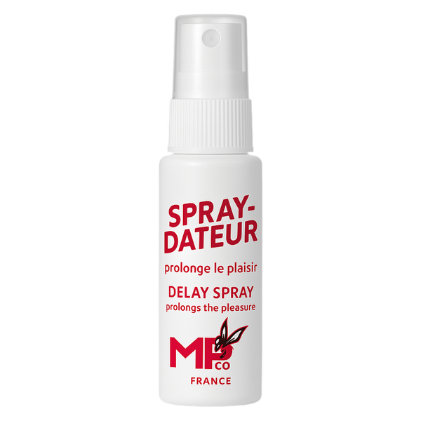 Spray retardant– Prolonge le plaisir, naturellement. Format discret, effet rapide. Fabriqué en France